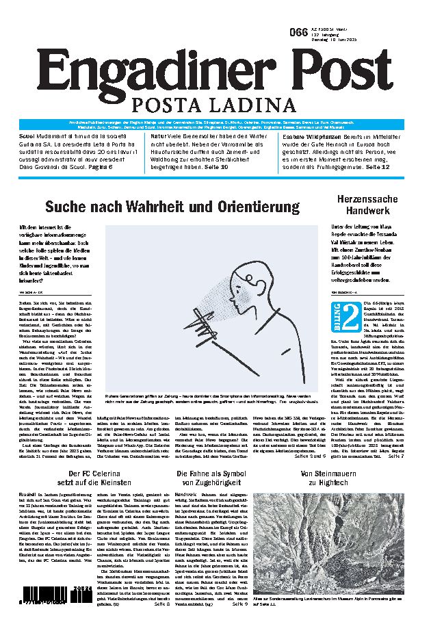 Engadiner Post Nr. 065 vom Dienstag, 10.06.2025