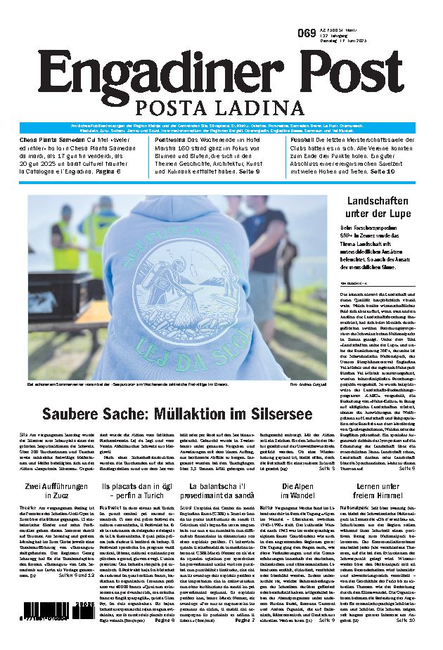 Engadiner Post Nr. 069 vom Dienstag, 17.06.2025