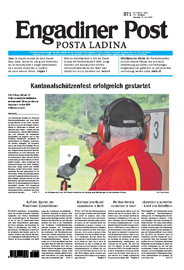 Engadiner Post Nr. 071 vom Dienstag, 18.06.2024