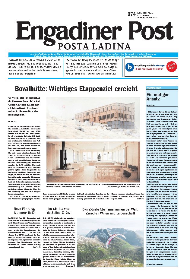 Engadiner Post Nr. 074 vom Samstag, 28.06.2025