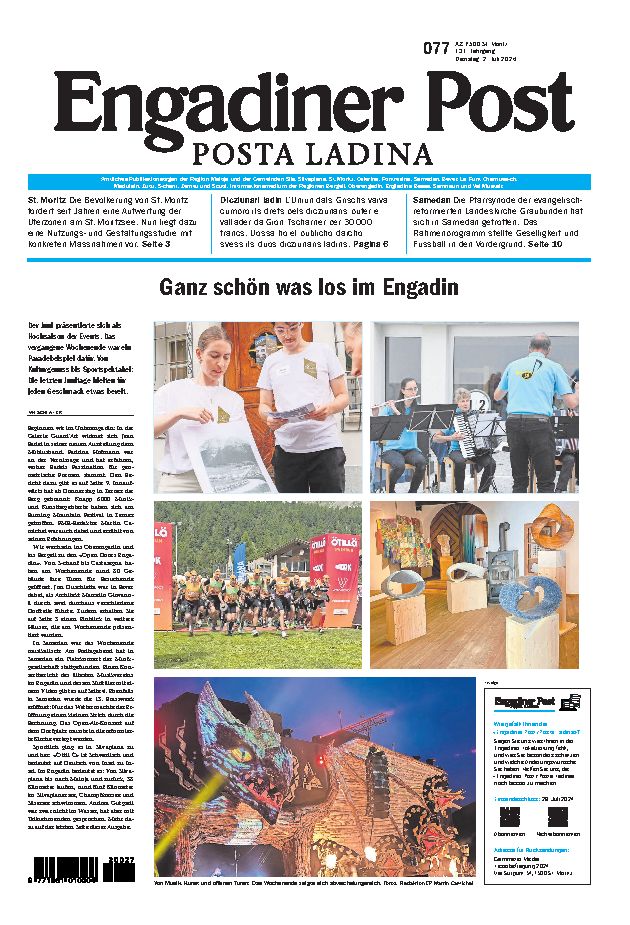 Engadiner Post Nr. 077 vom Dienstag, 02.07.2024