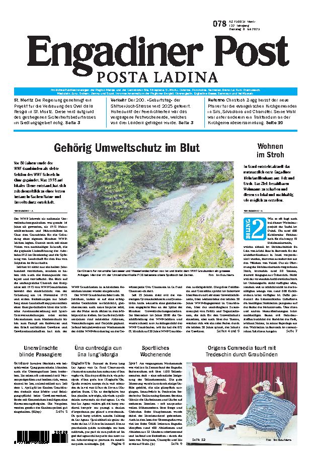 Engadiner Post Nr. 078 vom Dienstag, 08.07.2025