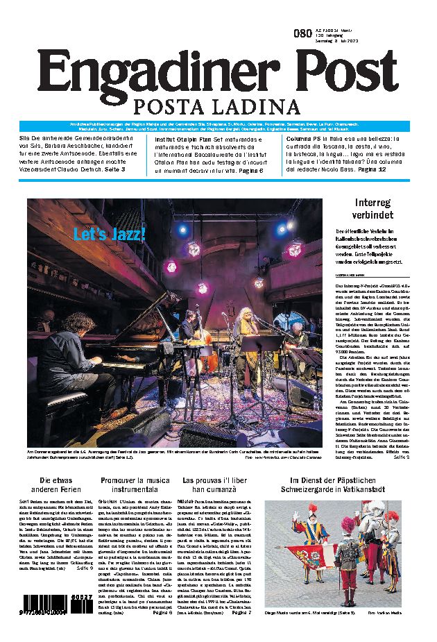 Engadiner Post Nr. 080 vom Samstag, 08.07.2023