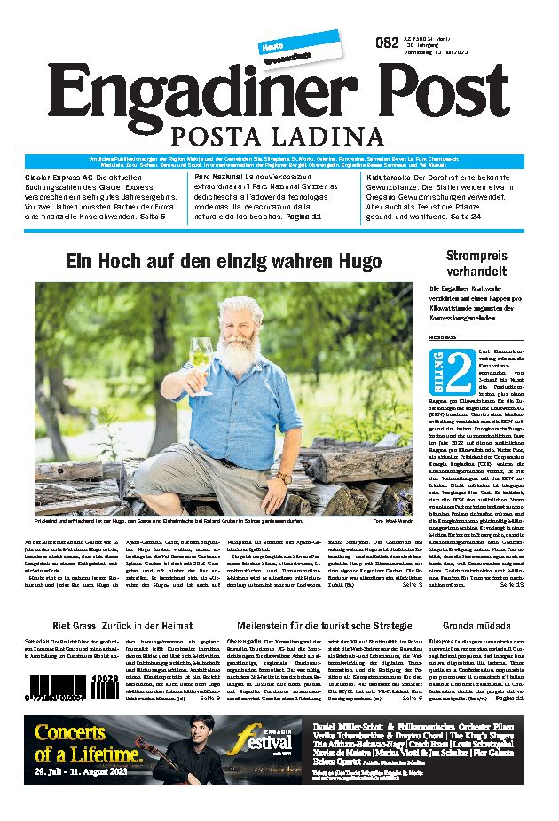Engadiner Post Nr. 082 vom Donnerstag, 13.07.2023