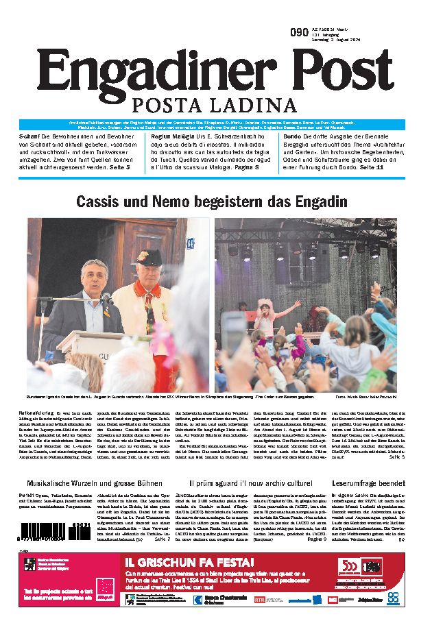 Engadiner Post Nr. 090 vom Samstag, 03.08.2024