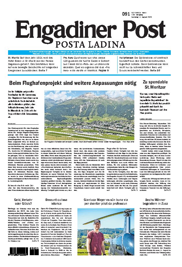 Engadiner Post Nr. 091 vom Samstag, 05.08.2023