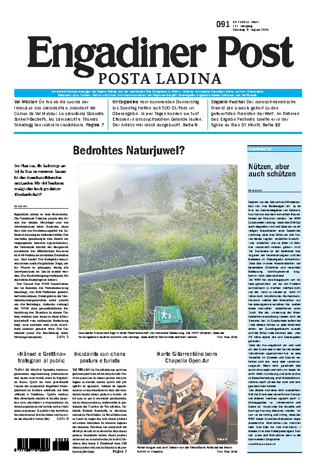 Engadiner Post Nr. 091 vom Dienstag, 06.08.2024