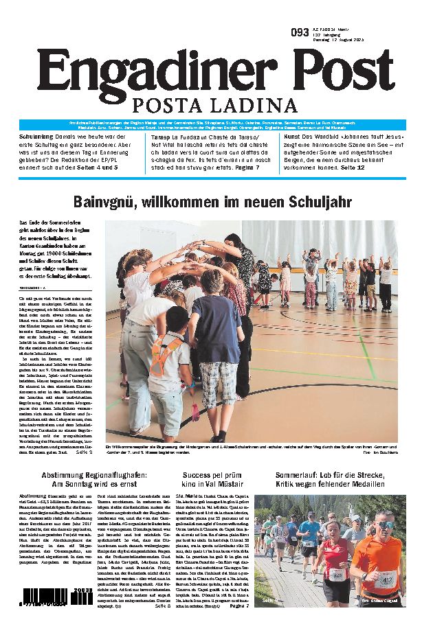 Engadiner Post Nr. 093 vom Dienstag, 12.08.2025