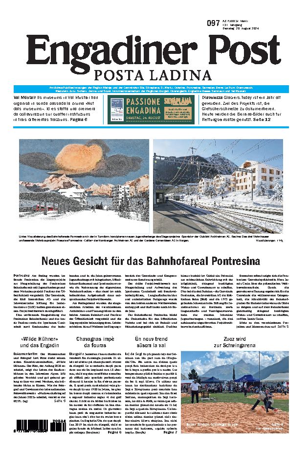 Engadiner Post Nr. 097 vom Dienstag, 20.08.2024