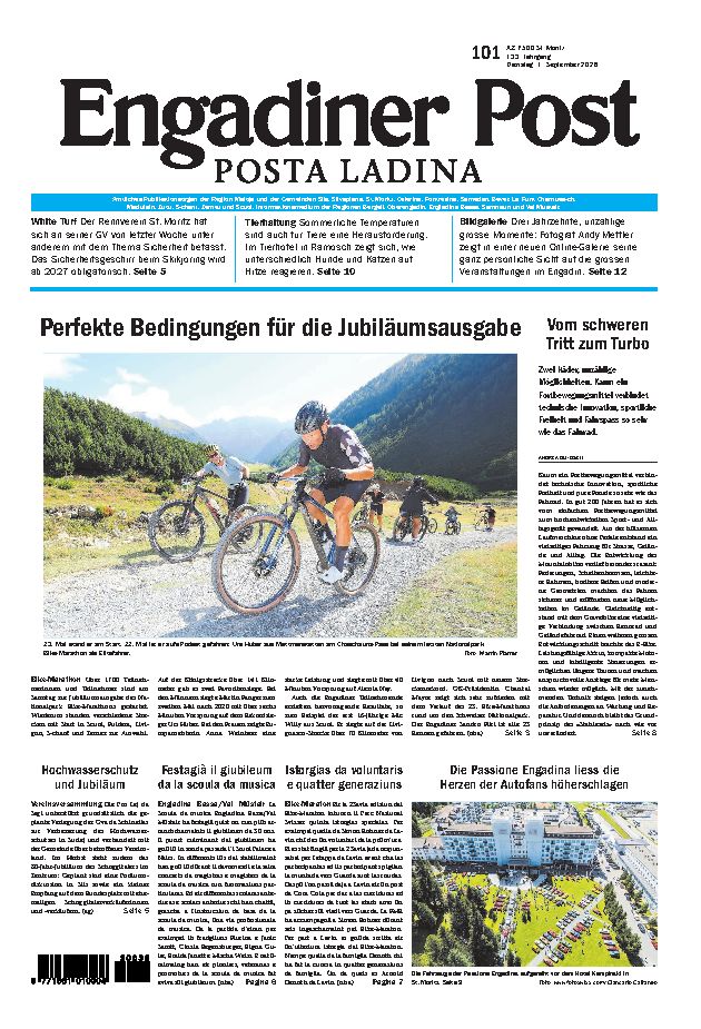 Engadiner Post Nr. 101 vom Dienstag, 01.09.2026