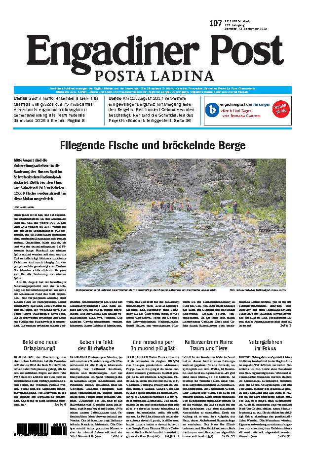 Engadiner Post Nr. 107 vom Samstag, 13.09.2025