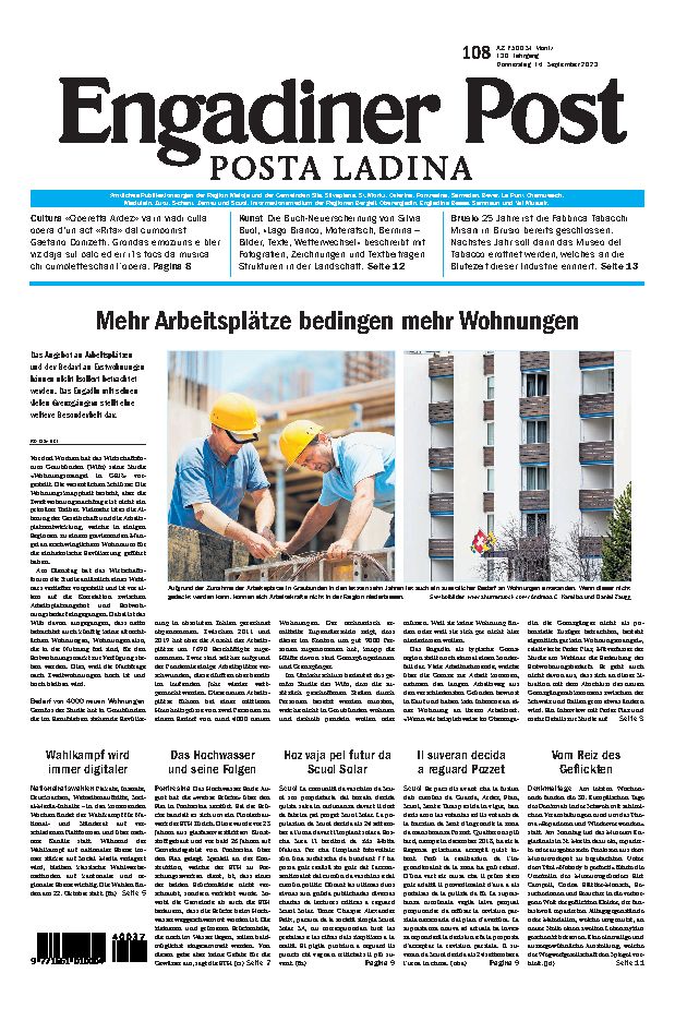 Engadiner Post Nr. 108 vom Donnerstag, 14.09.2023