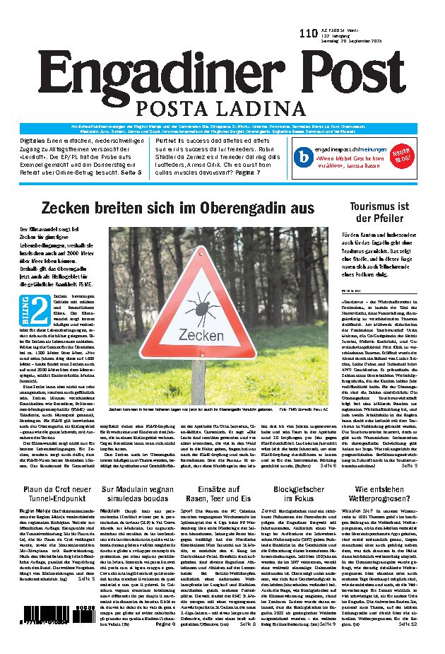 Engadiner Post Nr. 110 vom Samstag, 20.09.2025