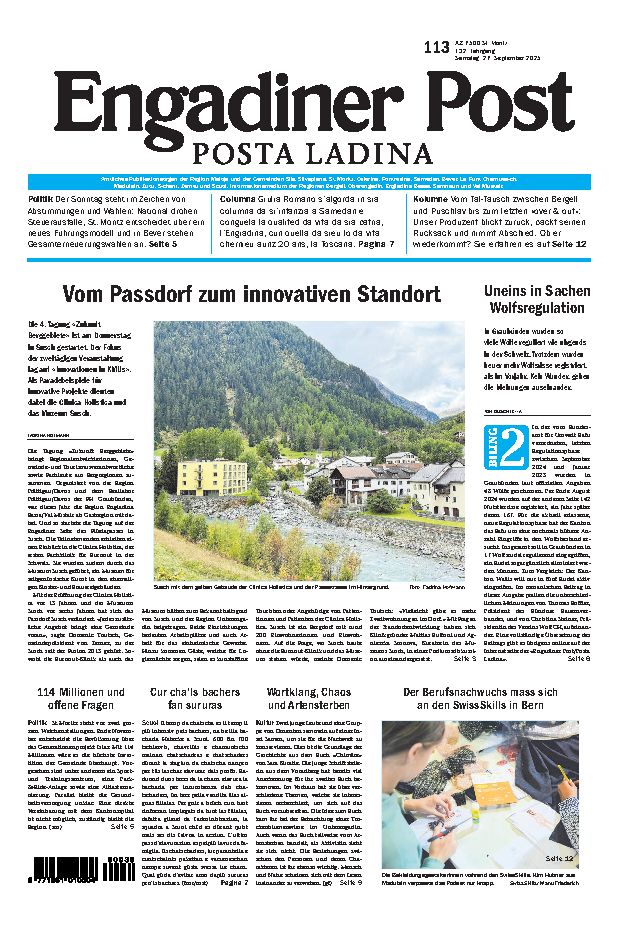 Engadiner Post Nr. 113 vom Samstag, 27.09.2025