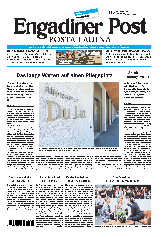 Engadiner Post Nr. 115 vom Donnerstag, 02.10.2025
