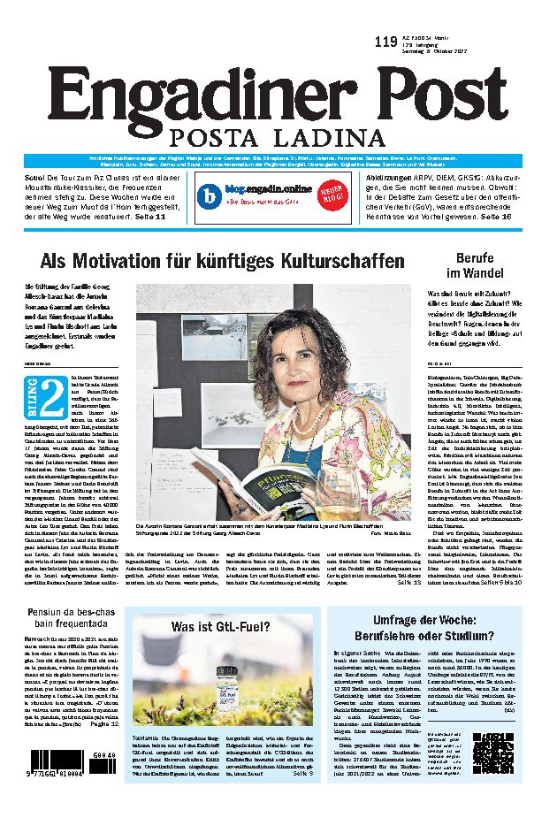 Engadiner Post Nr. 119 vom Samstag, 08.10.2022