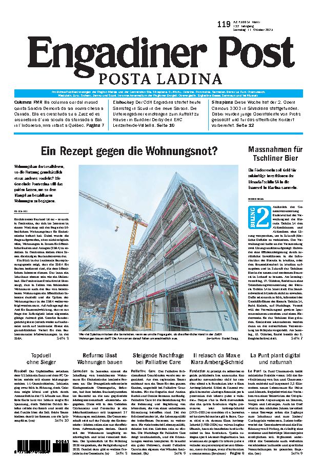 Engadiner Post Nr. 119 vom Samstag, 11.10.2025