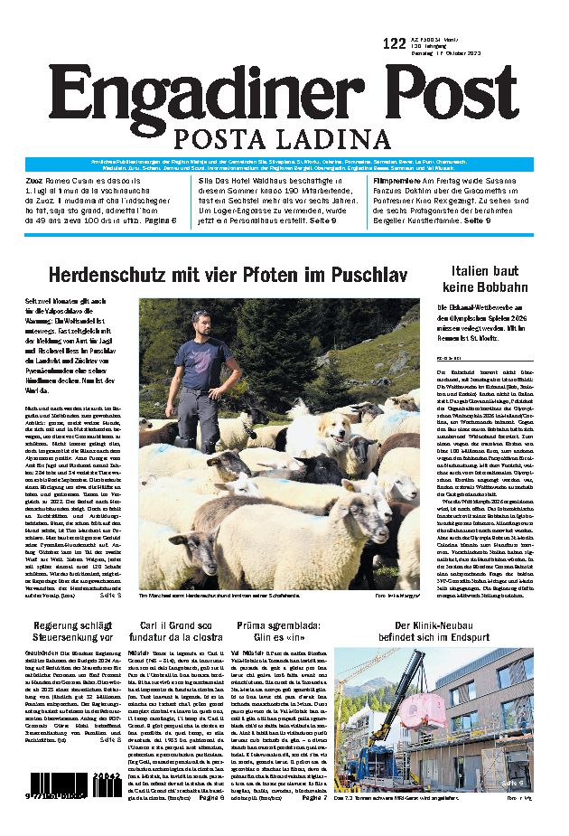 Engadiner Post Nr. 122 vom Dienstag, 17.10.2023