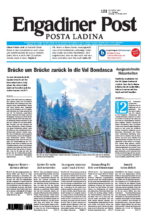 Engadiner Post Nr. 123 vom Samstag, 19.10.2024