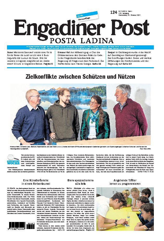 Engadiner Post Nr. 124 vom Donnerstag, 20.10.2022