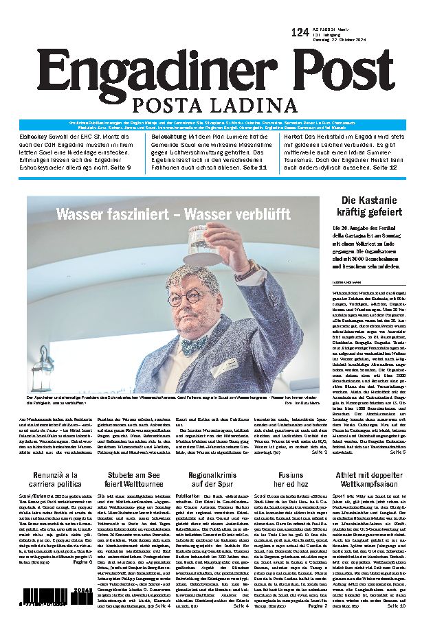 Engadiner Post Nr. 124 vom Dienstag, 22.10.2024