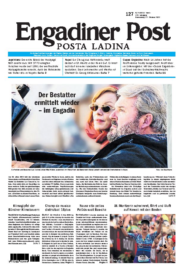 Engadiner Post Nr. 127 vom Donnerstag, 27.10.2022