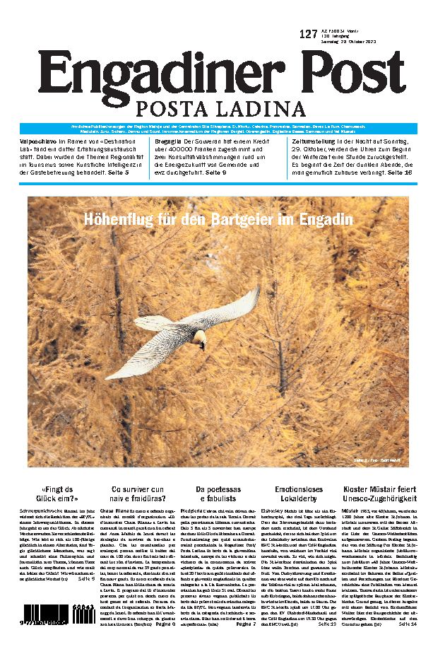 Engadiner Post Nr. 127 vom Samstag, 28.10.2023