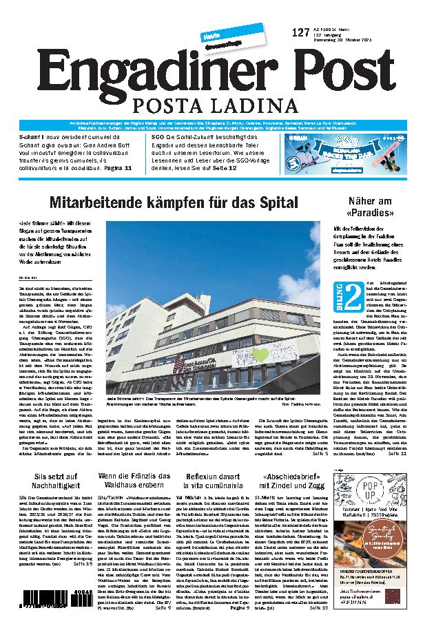 Engadiner Post Nr. 127 vom Donnerstag, 30.10.2025