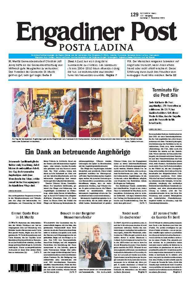 Engadiner Post Nr. 129 vom Samstag, 02.11.2024