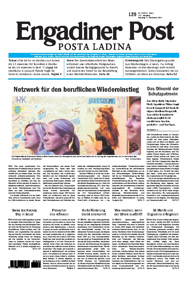 Engadiner Post Nr. 129 vom Dienstag, 04.11.2025