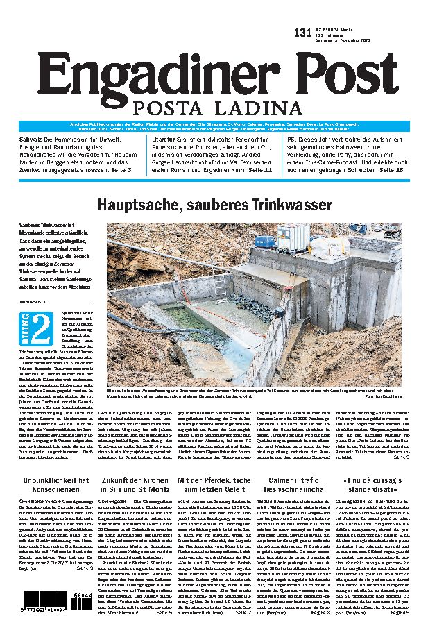 Engadiner Post Nr. 131 vom Samstag, 05.11.2022