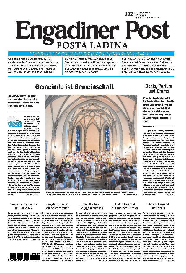 Engadiner Post Nr. 132 vom Dienstag, 11.11.2025