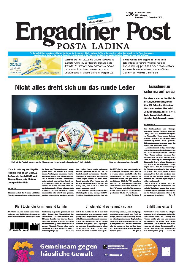 Engadiner Post Nr. 136 vom Donnerstag, 17.11.2022