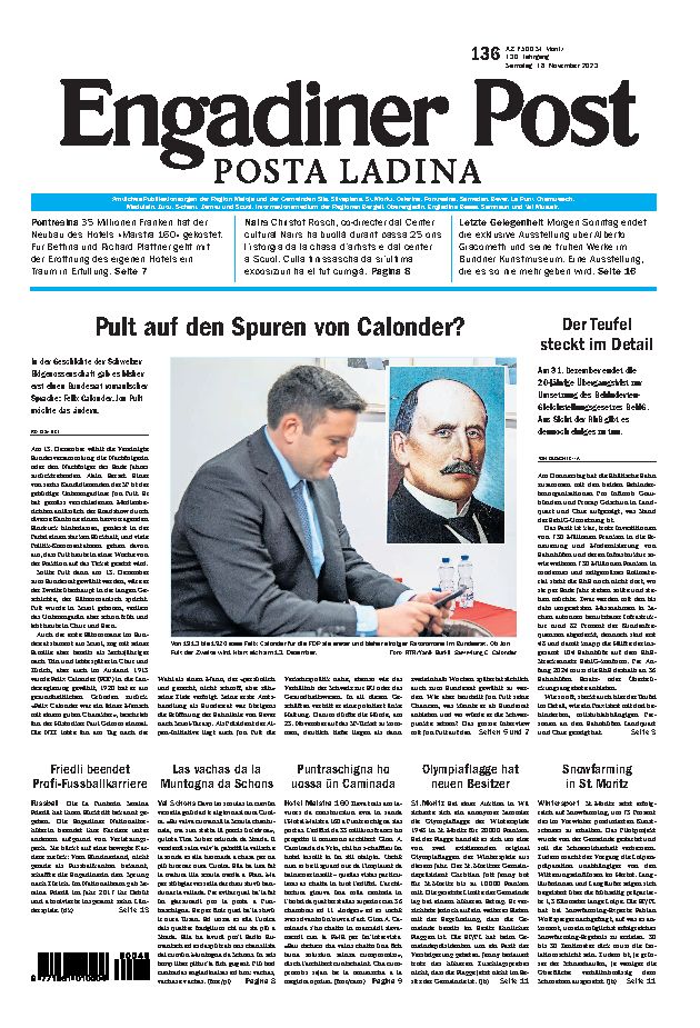 Engadiner Post Nr. 136 vom Samstag, 18.11.2023