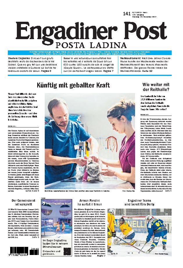 Engadiner Post Nr. 141 vom Dienstag, 29.11.2022