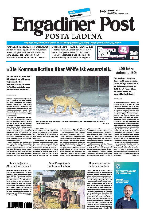 Engadiner Post Nr. 146 vom Donnerstag, 12.12.2024