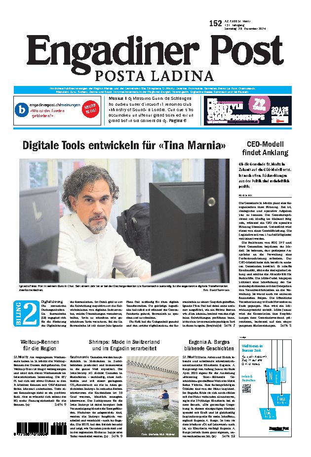 Engadiner Post Nr. 152 vom Samstag, 28.12.2024