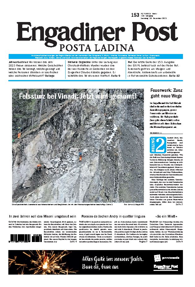 Engadiner Post Nr. 153 vom Samstag, 30.12.2023