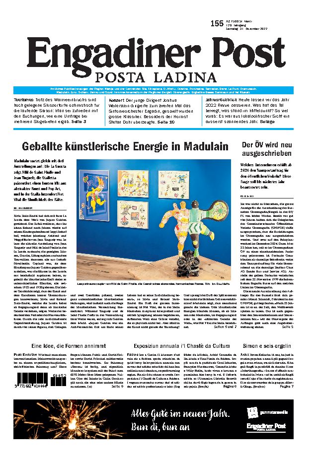 Engadiner Post Nr. 155 vom Samstag, 31.12.2022